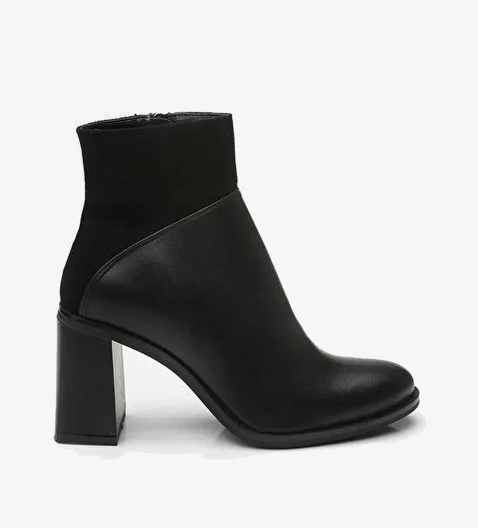 Siyah Kadın Topuklu Bot - Görsel 1