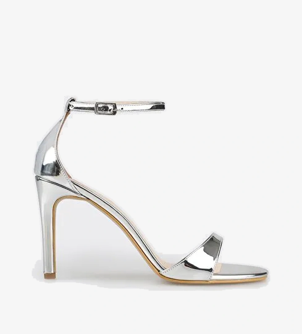 Lame Kadın Topuklu Sandalet - Görsel 1