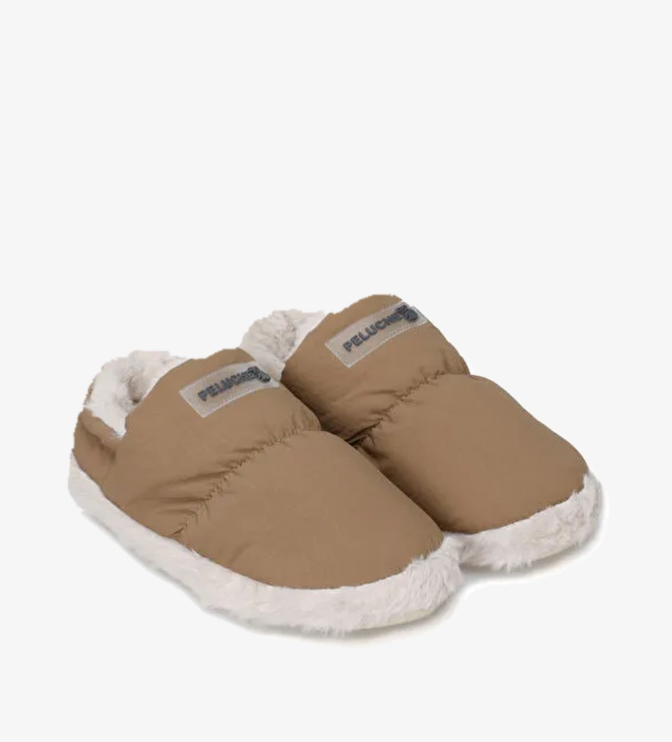 Peluche Kahverengi Kadın Panduf PAR-KKİ