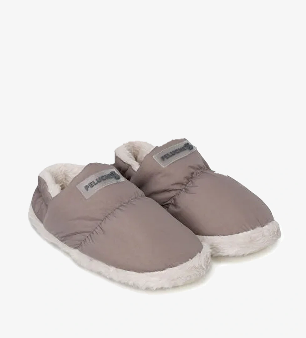 Peluche Gri Kadın Panduf PAR-KKM - Görsel 1