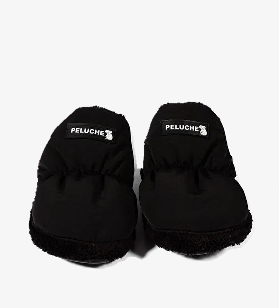 Peluche Siyah Erkek Ev Terliği PAR-ESH