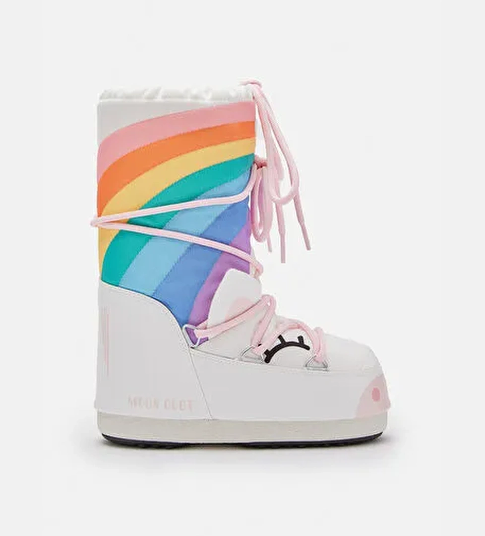 Kız Çocuk Bot (Kar) 80D3400270-AV20 Moon Boot Icon Unicorn White/Multicolor (23-26) - Görsel 1