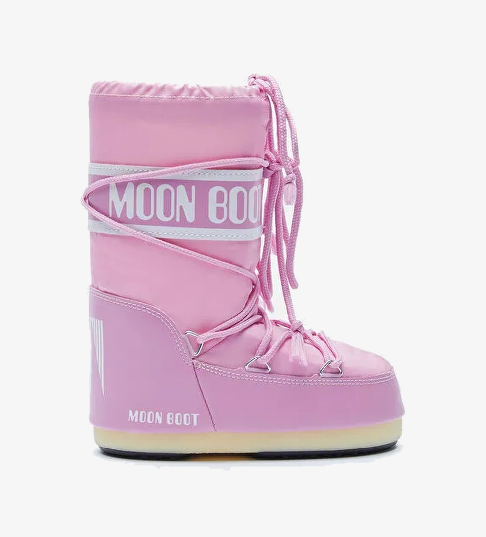 ICON NYLON K Kız Çocuk Bot (Kar) 80D1400440-J001 Moon Boot Nylon Pink (27-34) - Görsel 1