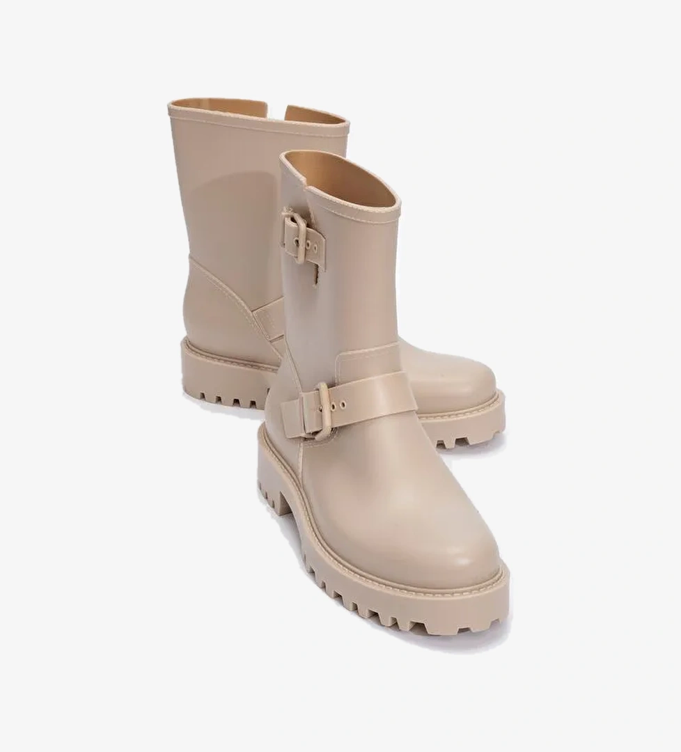 ZONE Bej Kadın Yağmur Botu - Görsel 1