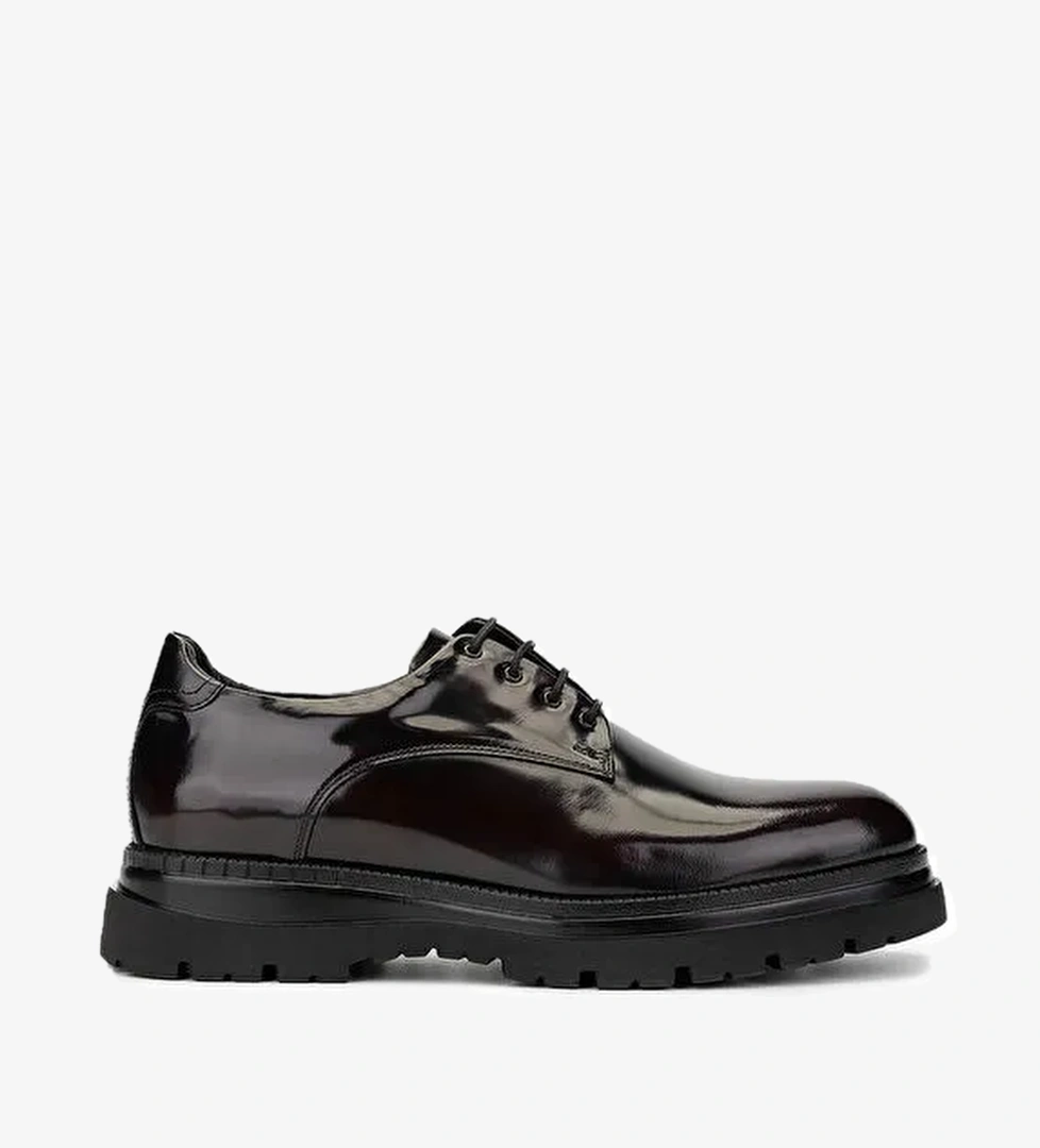 Tamer Tanca Erkek Hakiki Deri Bordo Casual Ayakkabı - Görsel 1