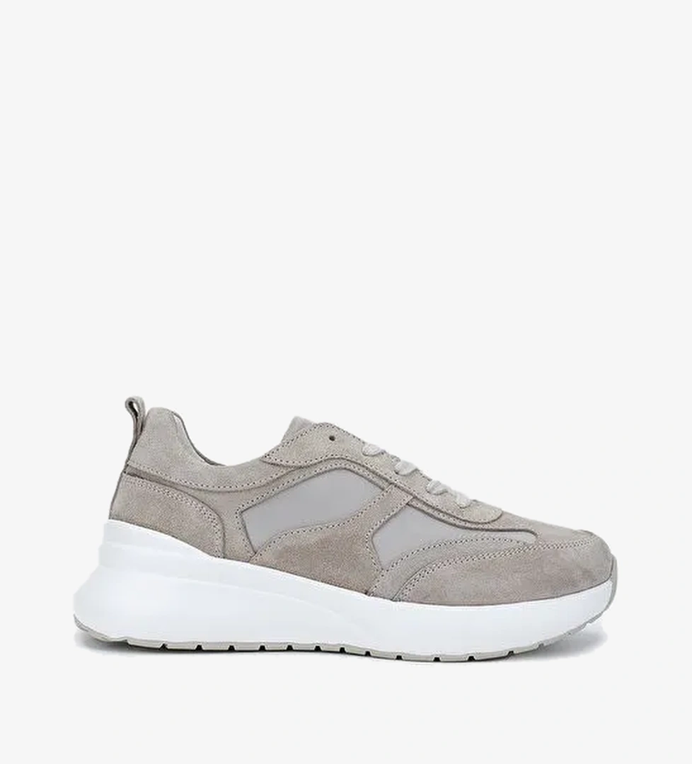 Valmenti Siyah Kadın Süet Sneaker 1050 05 BN AYK SK24-25 - Görsel 1