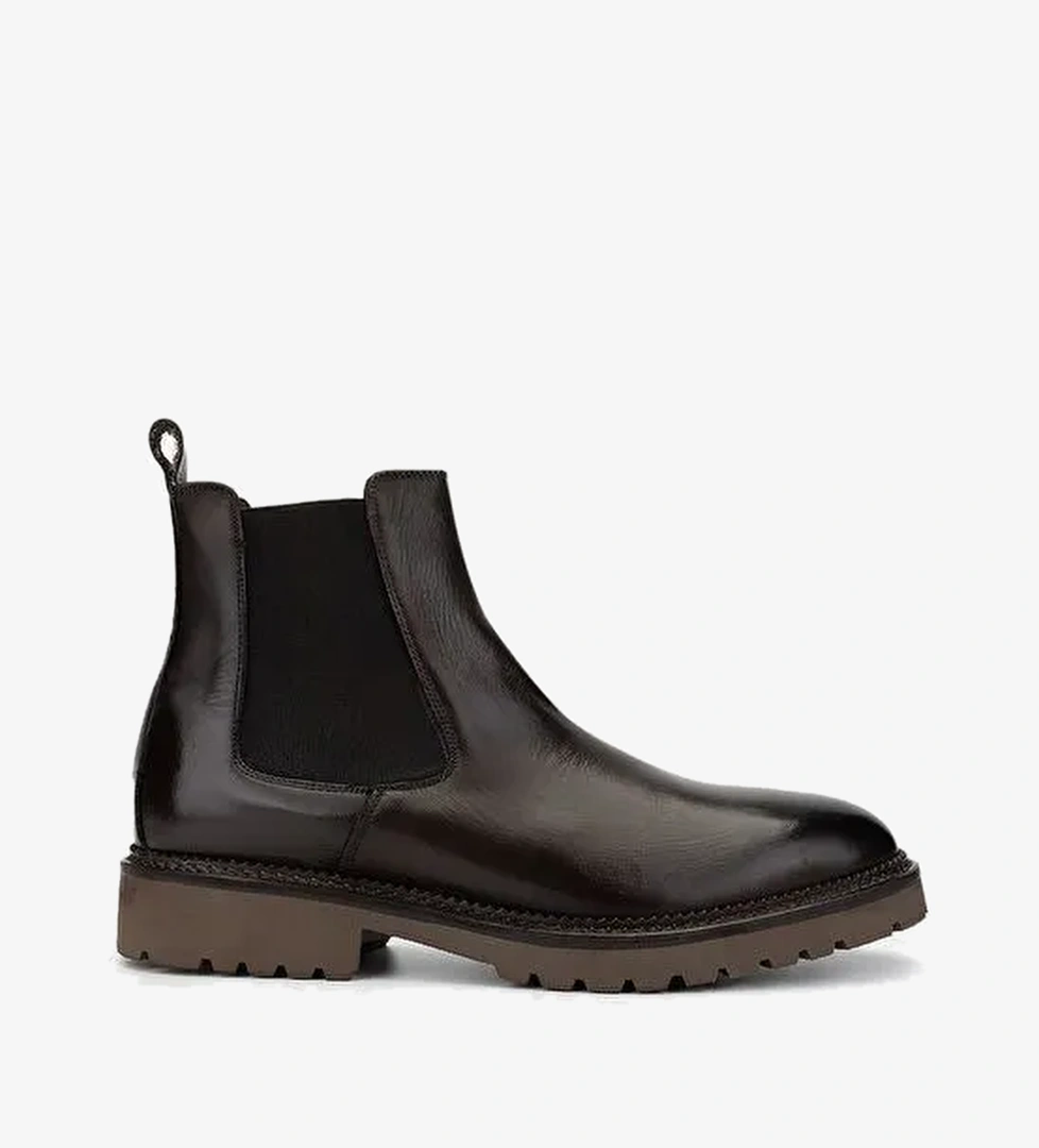 Valmenti Erkek Hakiki Deri Casual Bot - Görsel 1