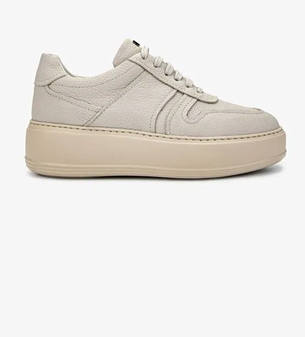 Valmenti Siyah Kadın Deri Sneaker 1011 6626 BN AYK SK24-25 - Görsel 1