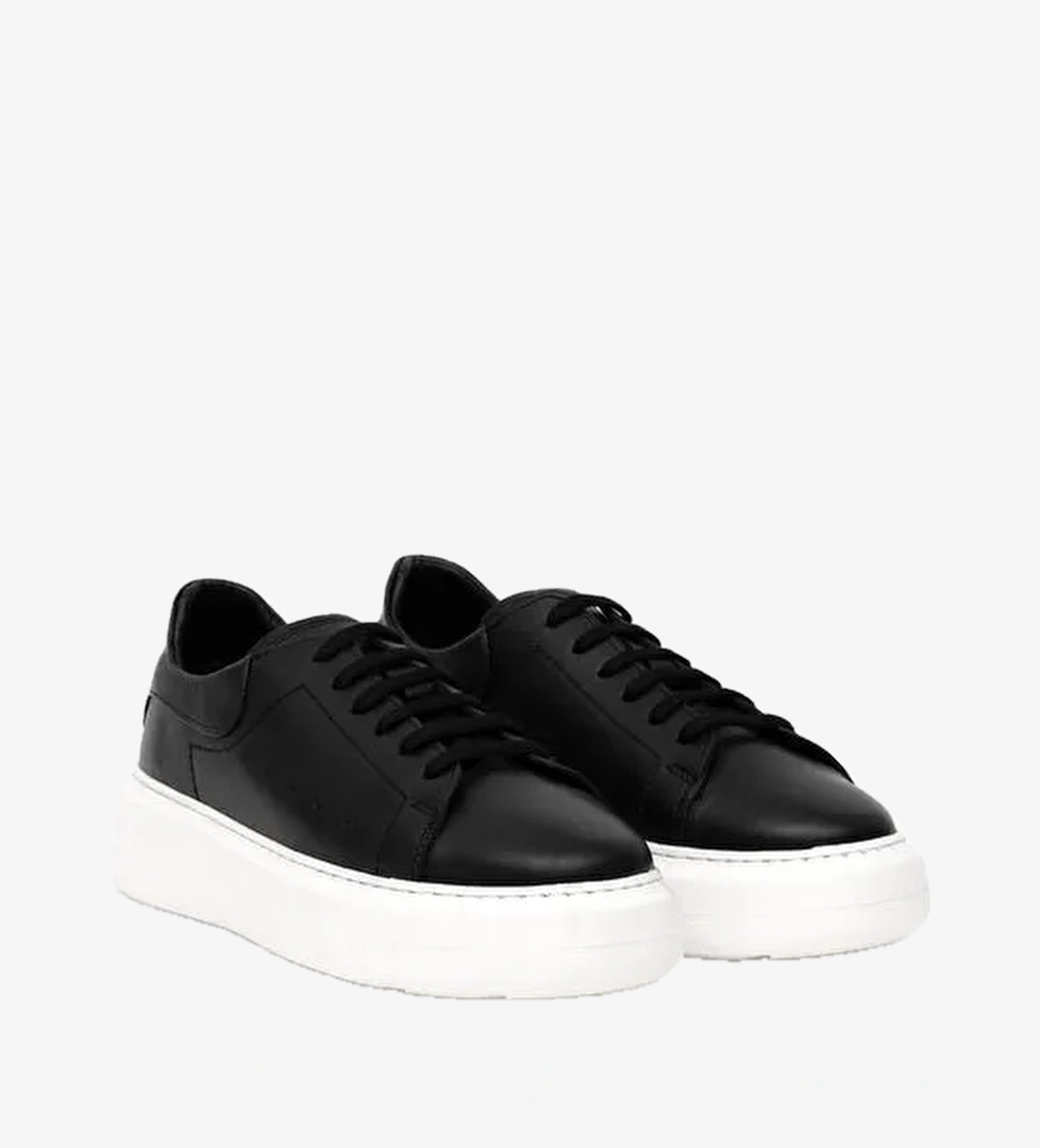 Pierre Cardin Siyah Kadın Deri Sneaker 50300072 - Görsel 1