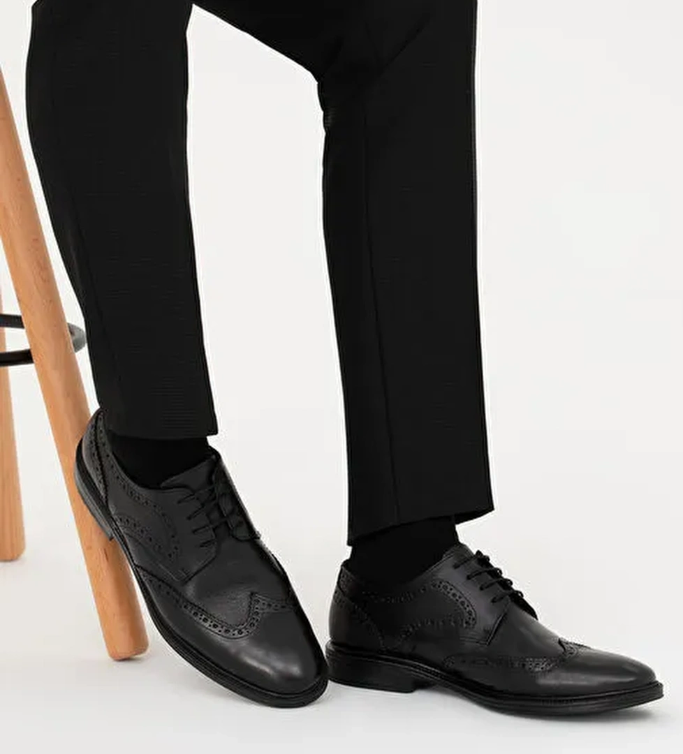 Siyah Klasik Ayakkabı - Görsel 1