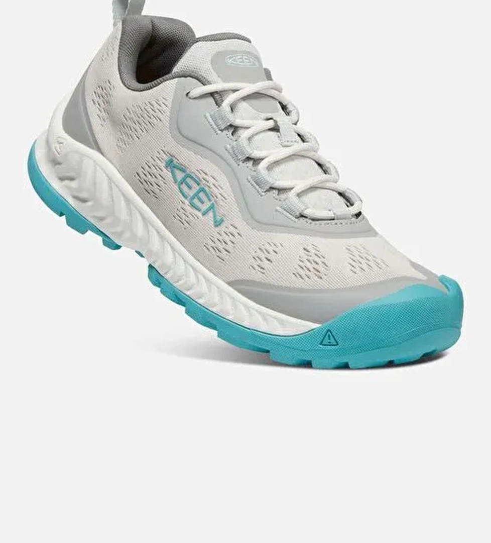 NXiS SPEED - Kadın Günlük Spor Ayakkabı - Açık Gri/Turkuaz - Görsel 1