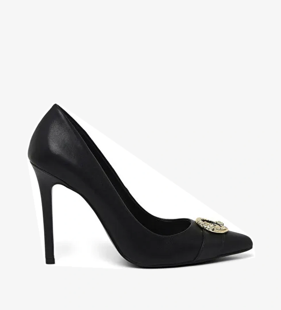Just Cavalli Just Cavalli Siyah Kadın Deri Stiletto 77RA3S03ZPA33899 model görseli