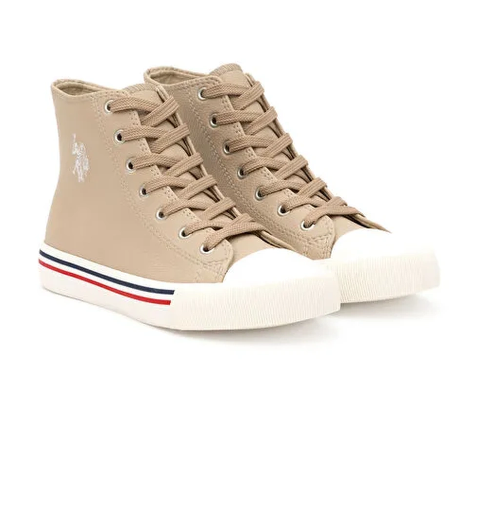 U.S. Polo Assn. Kadın Bej Spor Ayakkabı 50297270-VR011 - Görsel 1