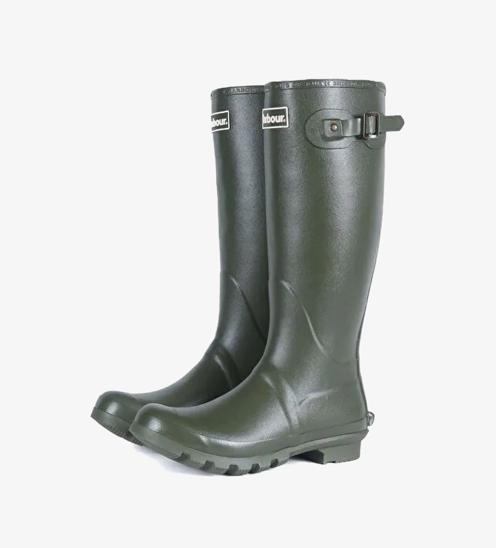 Barbour Bede Wellington Bot OL51 Olive - Görsel 1