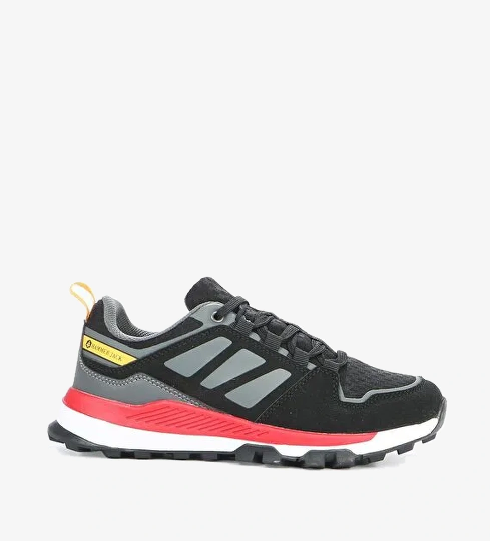 Hammer Jack Nadal Siyah Kırmızı Kadın Spor Ayakkabı - Görsel 1