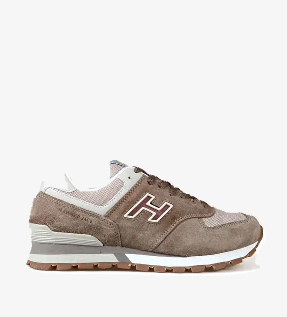 Hammer Jack Chile Hakiki Deri Taupe-Gri Kadın Spor Ayakkabı - Görsel 1