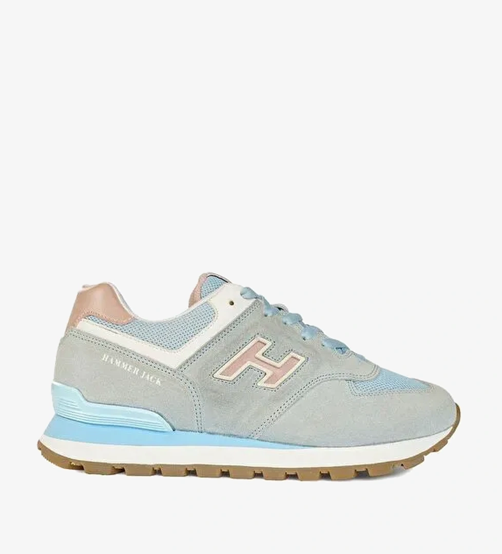 Hammer Jack Chile Hakiki Deri Santorino Pudra Kadın Spor Ayakkabı - Görsel 1