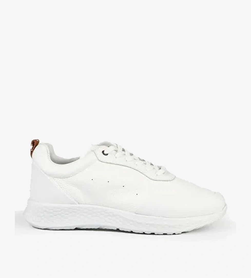 Hammer Jack Makela Hakiki Deri Beyaz Erkek Ayakkabı - Görsel 1