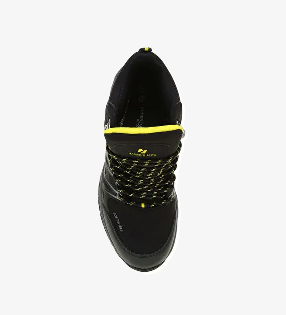 Hammer Jack Siyah - Sarı Kadın Deri Bot 102 19900-GSIYAH-SARI-2 - Görsel 1