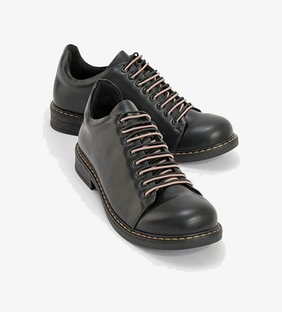 Luvi Shoes Siyah Kadın Günlük Ayakkabı 98-50 - Görsel 1
