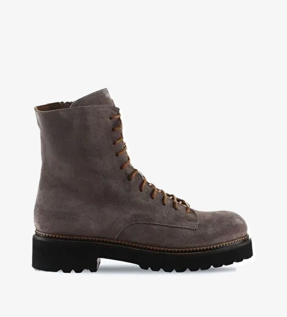 Bueno Shoes Vizon Süet Kadın Düz Bot 01wt0811 - Görsel 1