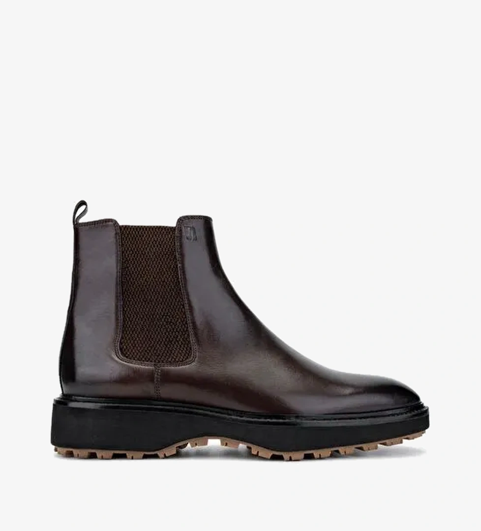 Valmenti Erkek Hakiki Deri Kahverengi Klasik Bot - Görsel 1