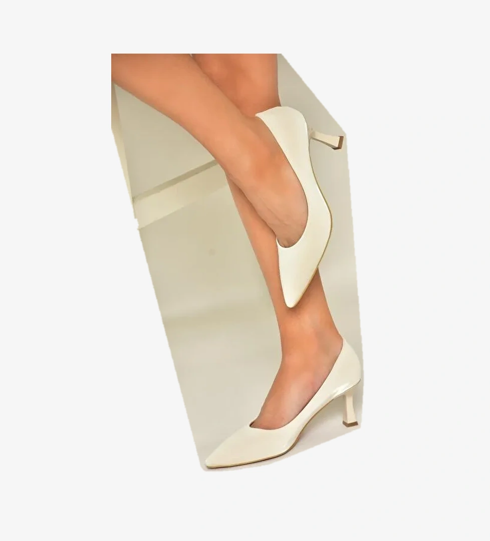 Fox Shoes Bej Kadın Abiye Ayakkabı 13001 - Görsel 1