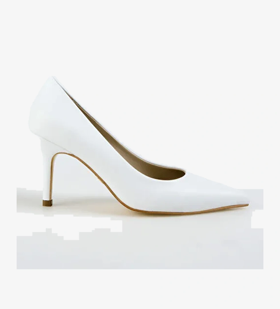 Fabrika Beyaz Kadın Stiletto AUBER - Görsel 1