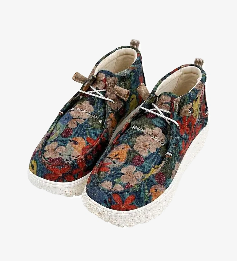 Kadın Vegan Deri Çok Renkli Bot - Fly Anywhere Tasarım - Görsel 1