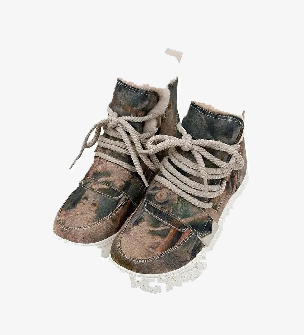 Kadın Vegan Deri Çok Renkli Bot - Ballerinas Tasarım - Görsel 1