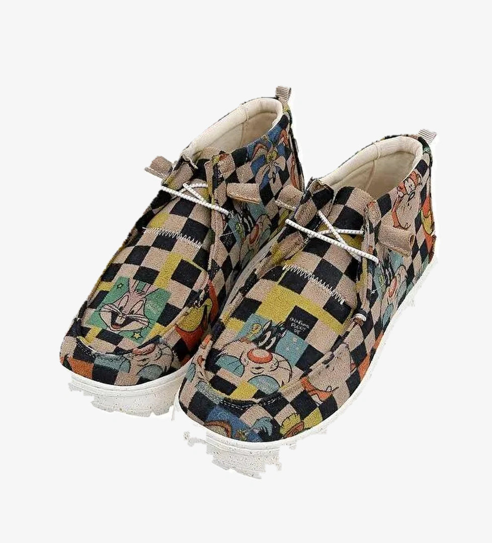 Kadın Vegan Deri Çok Renkli Bot - Despicable Tasarım - Görsel 1