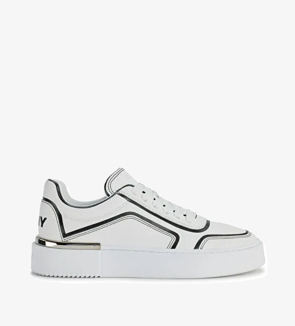 Dkny Beyaz-Siyah Kadın Deri Sneaker K3491306 - Görsel 1