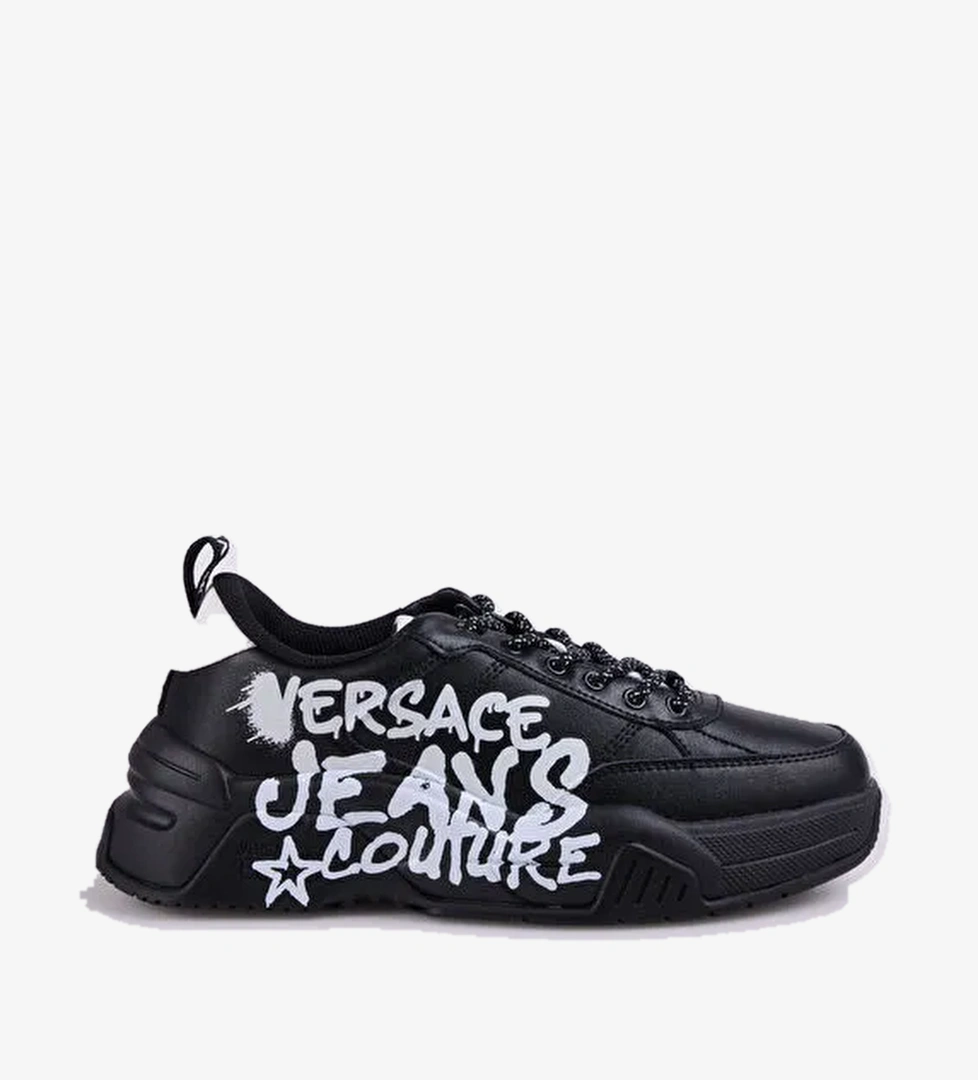 Versace Jeans Couture Beyaz-Siyah Erkek deri Sneaker FONDO STARGAZE DIS. SF1