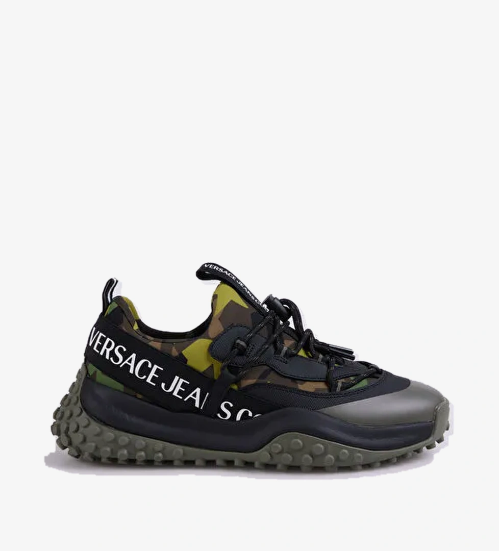 Versace Jeans Couture Siyah-Haki Erkek Sneaker FONDO HYBER DIS. SN2