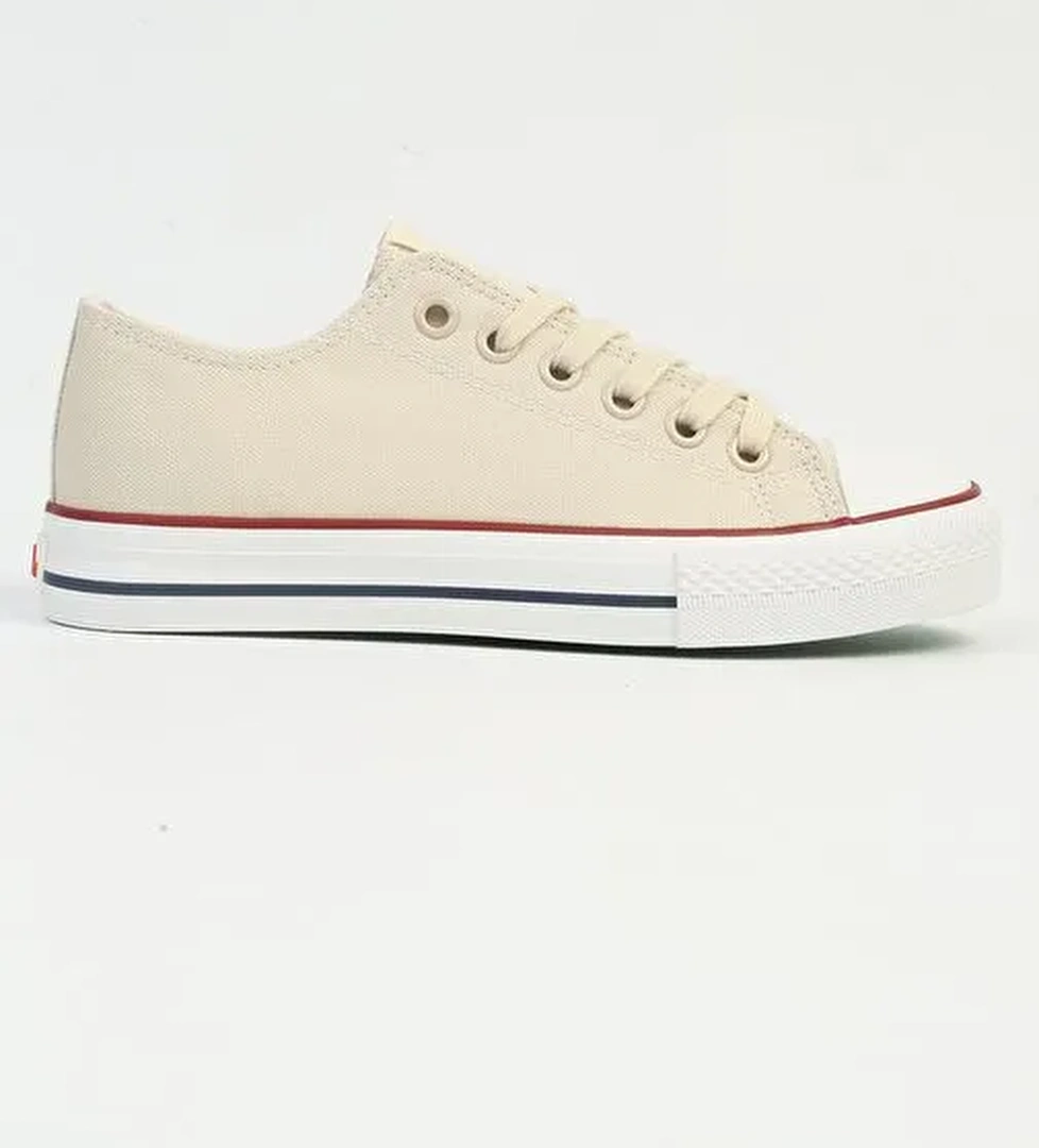 United Colors of Benetton Bej Kadın Kumaş Sneaker BNI-10030-Bej - Görsel 1