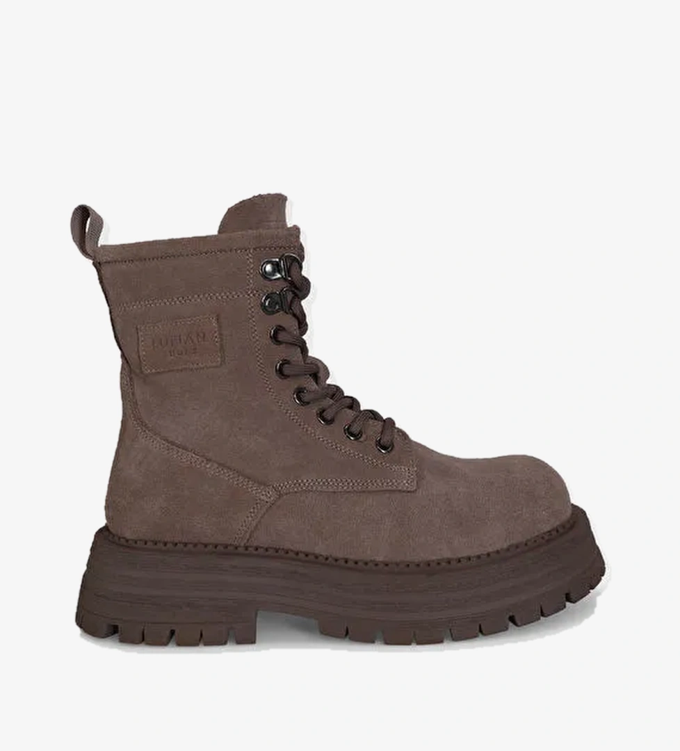 Ember Kadın Deri Bot Deve Tüyü - Görsel 1