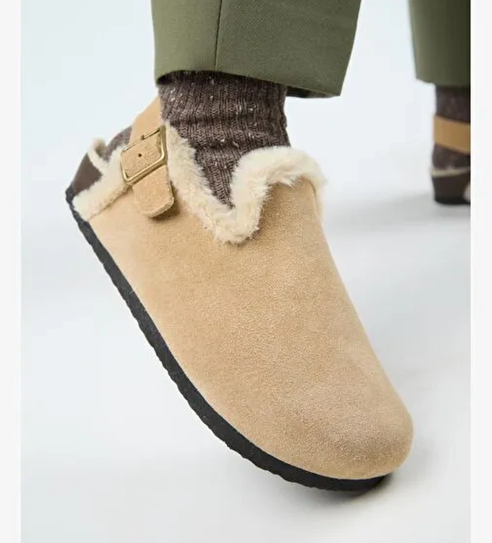 Manijero Kum Kadın Deri Sandalet MNJ.181.04 - Görsel 1