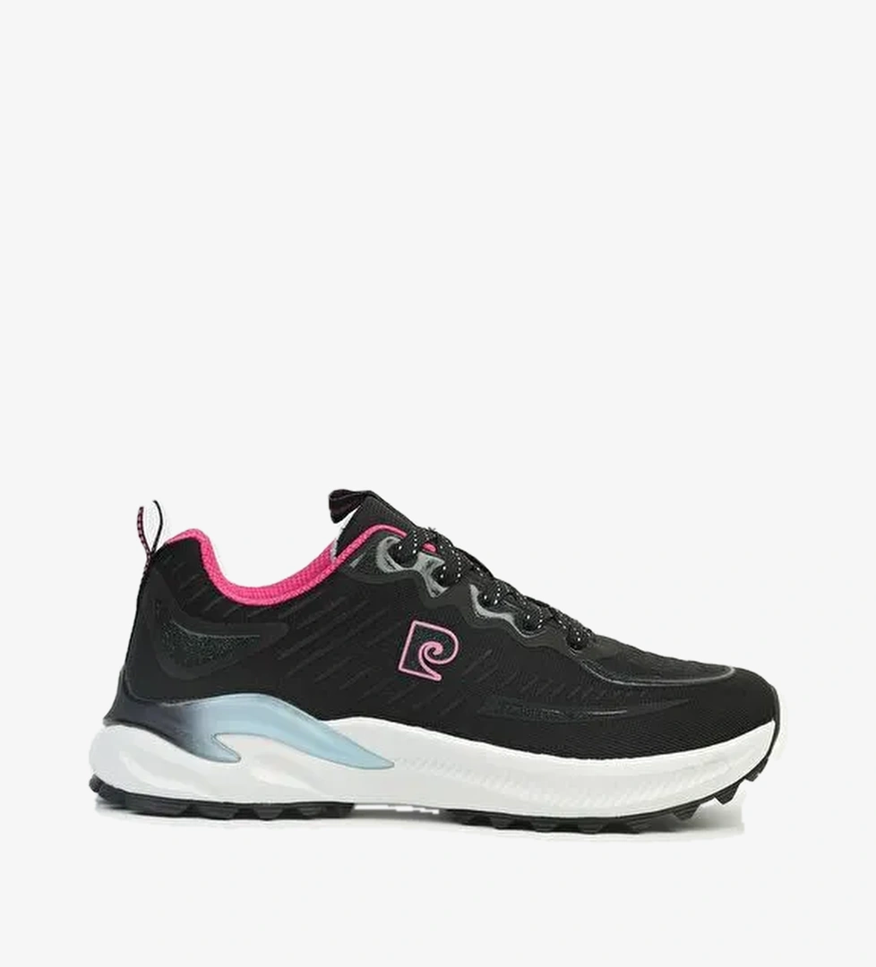 Pierre Cardin Siyah-Pembe Kadın Sneaker PCI-10057-Siyah Beyaz - Görsel 1