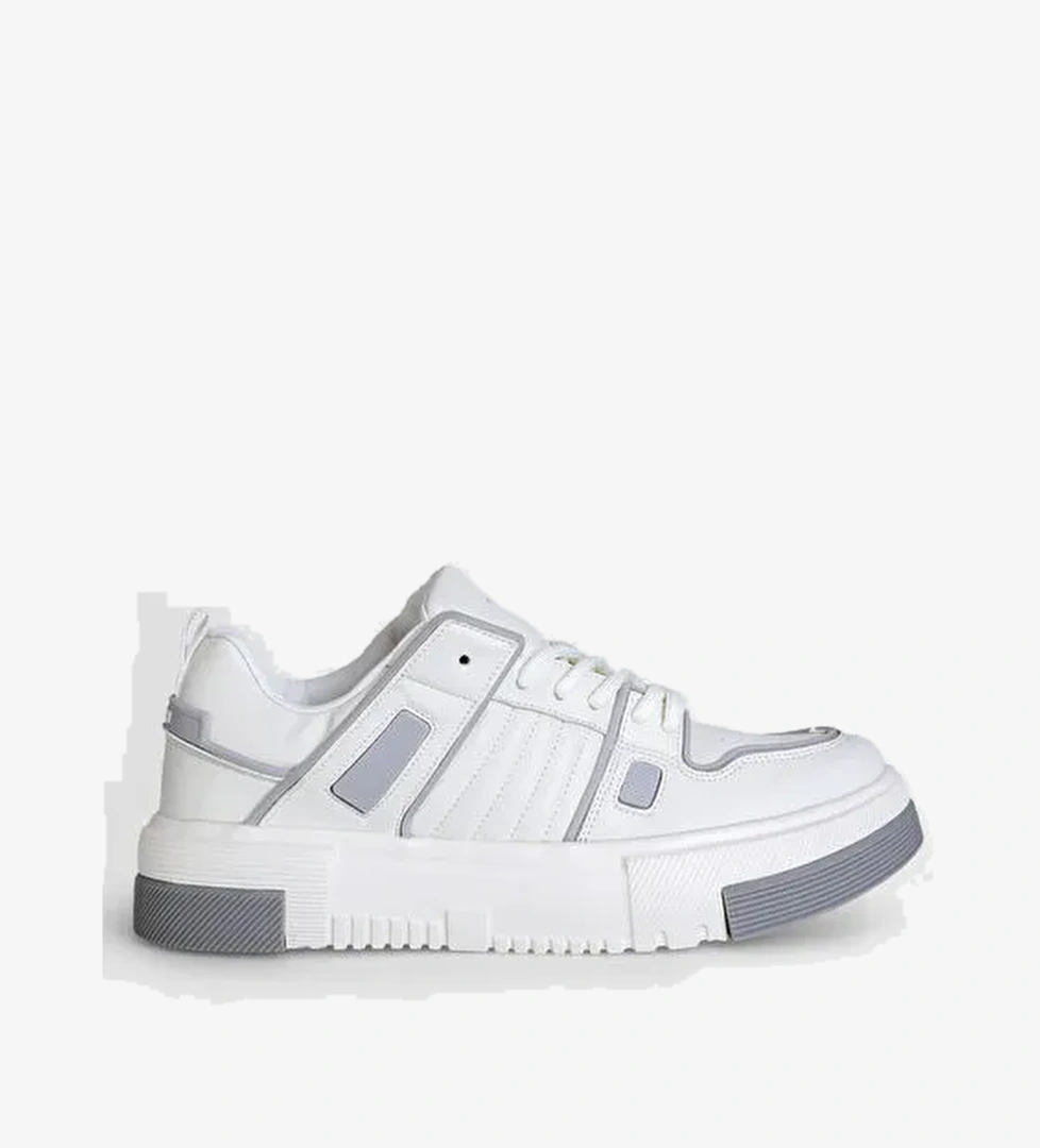 Olıver Erkek Deri Sneaker Ayakkabı Beyaz - Görsel 1