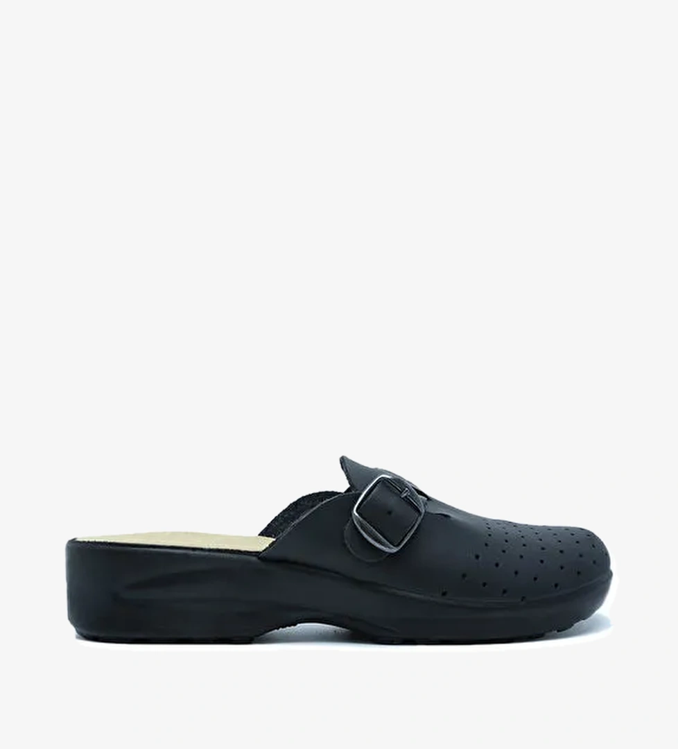 Kifidis Siyah Erkek Deri Terlik 12GFT1SABE00001 - Görsel 1