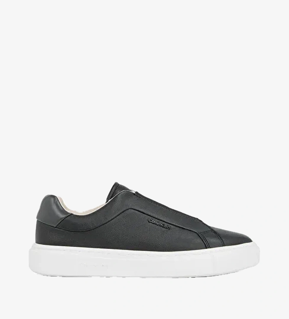 Calvin Klein Siyah Kadın Deri Sneaker HW0HW02289 - Görsel 1