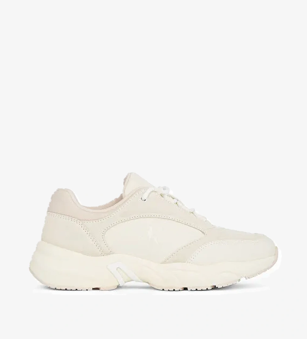 Calvin Klein Calvin Klein Siyah Krem Kadın Deri Sneaker Yw0yw01646 model görseli