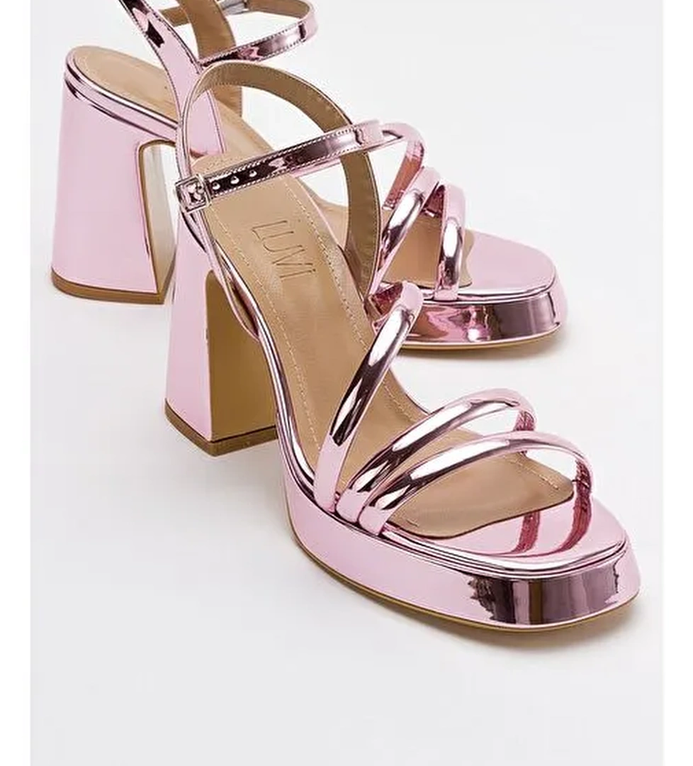 Luvi Shoes Sedef Kadın Topuklu Ayakkabı 168-202 - Görsel 1