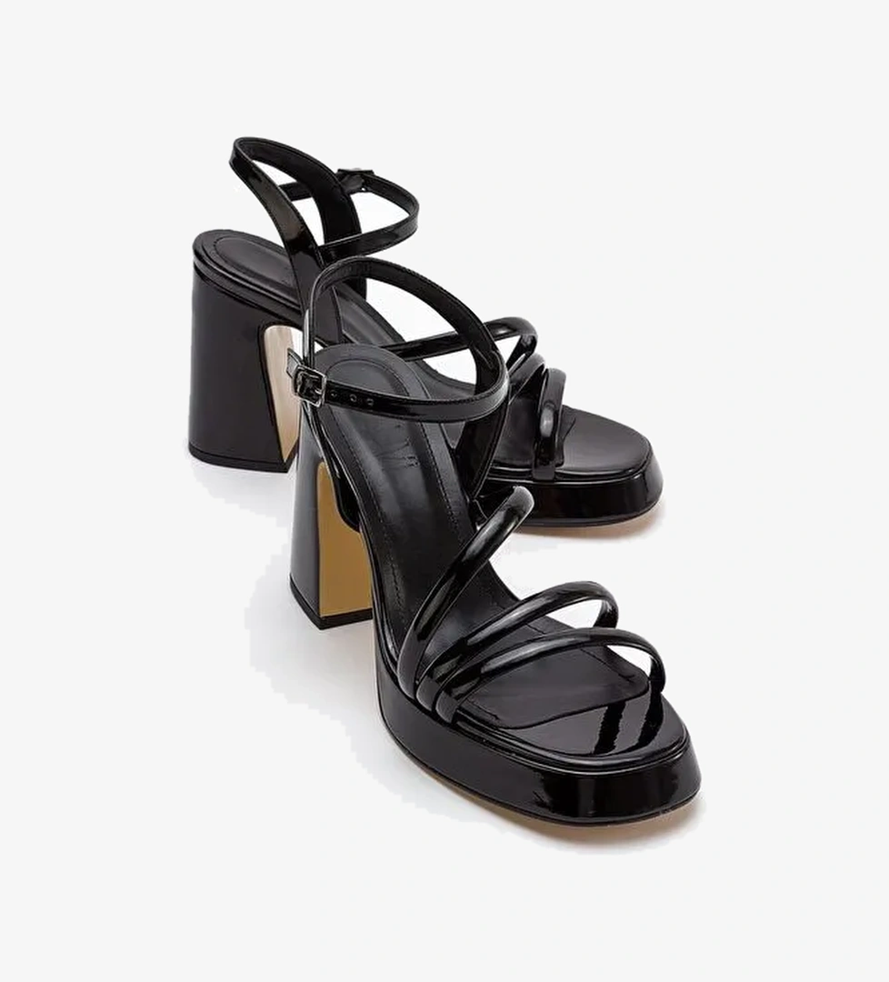 Luvi Shoes Luvi Shoes HEAS Siyah Kadın Topuklu Ayakkabı | Boyner Siyah - 1. görsel