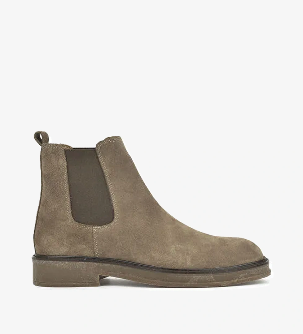 Ziya, Erkek Hakiki Deri Bot 1431043Z029 Vizon - Görsel 1