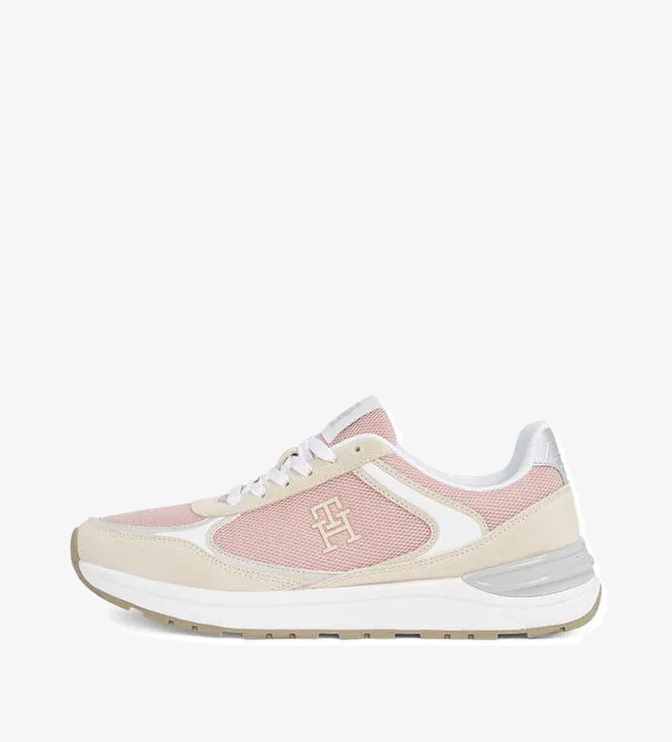 Tommy Hilfiger Bej - Pembe Kadın Sneaker FW0FW08324 - Görsel 1