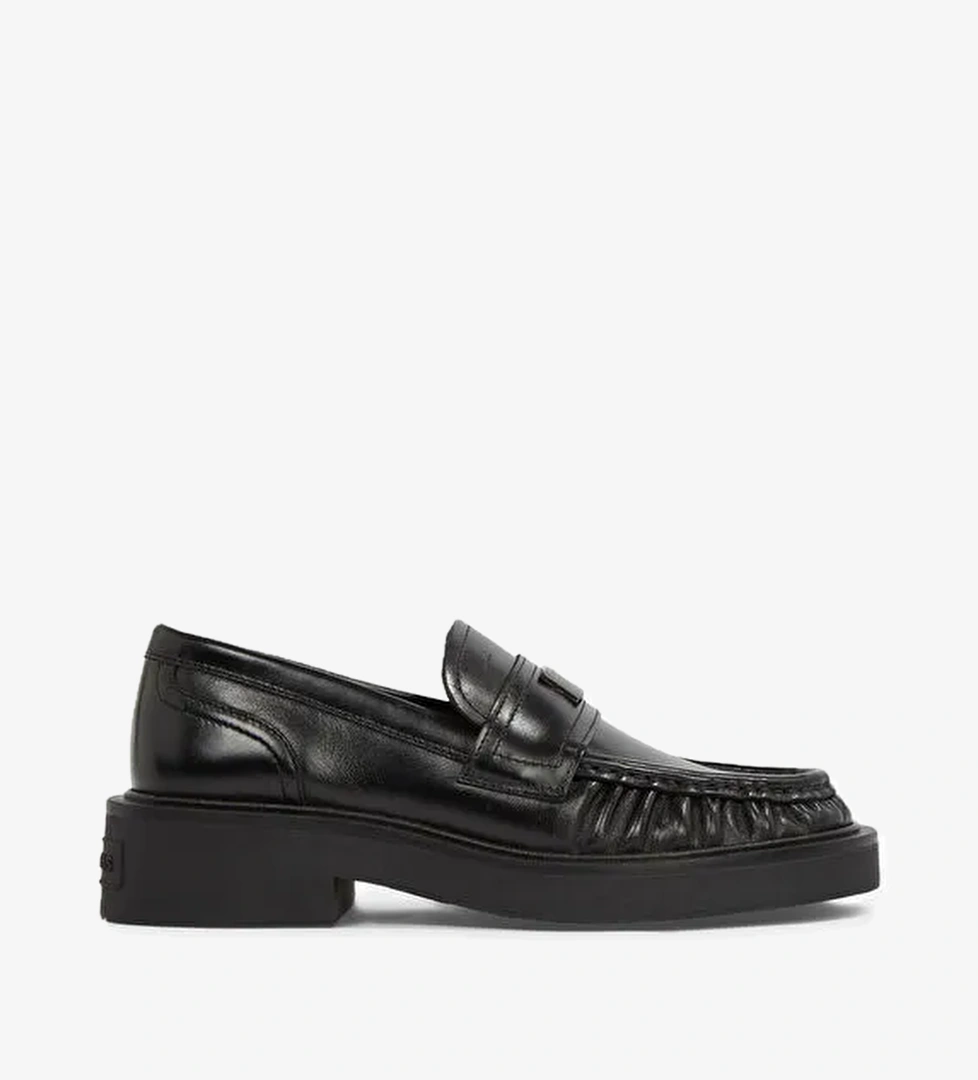 Tommy Hilfiger Tommy Hilfiger Siyah Kadın Deri Loafer EN0EN02708 model görseli