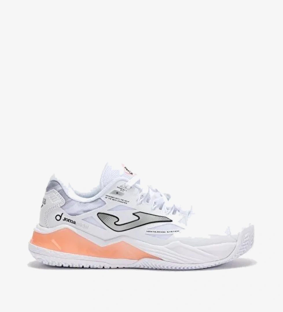 Joma Spin Lady 2502 Blanco All Court Kadın Tenis Ayakkabısı TSPILS2502OM - Görsel 1