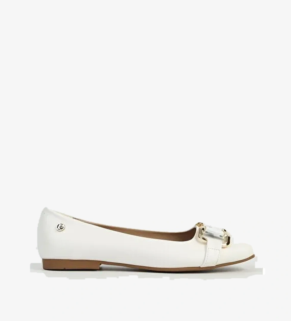 Pierre Cardin Beyaz Kadın Babet PC-54746 - Görsel 1