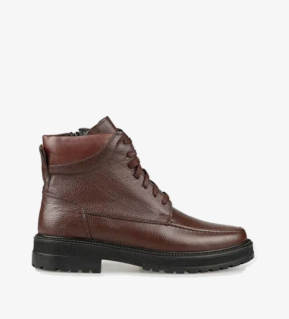 Kahve Deri Erkek Günlük Bot - Görsel 1